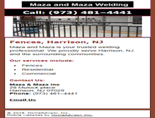 Tablet Screenshot of mazaandmazawelding.mobi